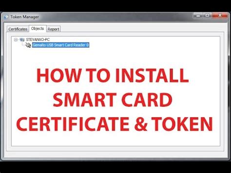 copy smart card certificate|Smart Card Deployment: Manually Impo.